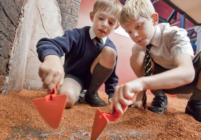 Children enjoying interactive experience at DIG